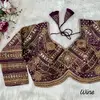 Rk Blouse Georgette Embroidery Work Wedding Wear Blouse Wholesale Market In Surat
